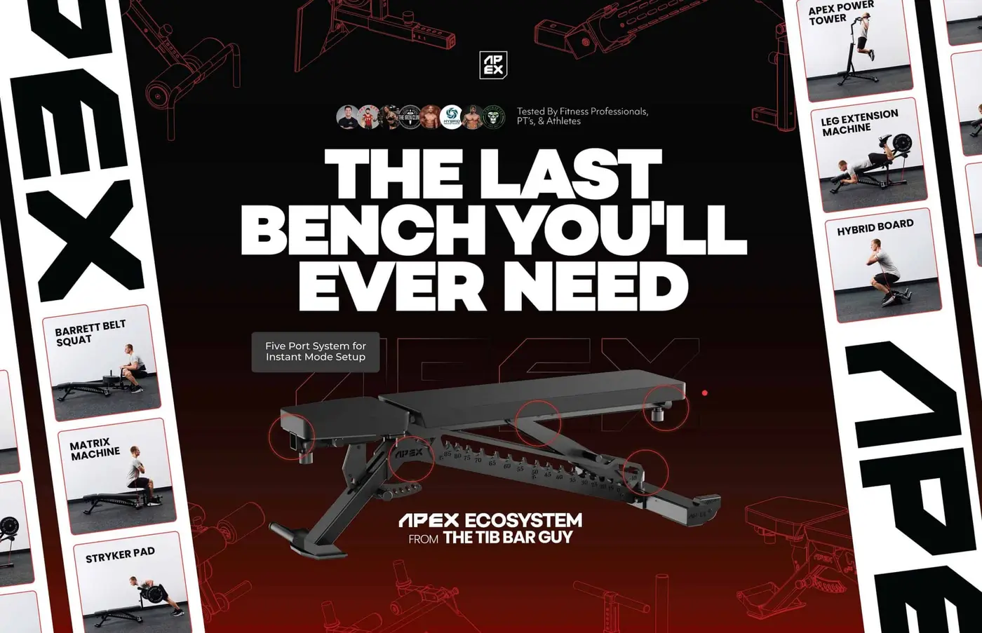 APEX Adjustable Bench Ecosystem