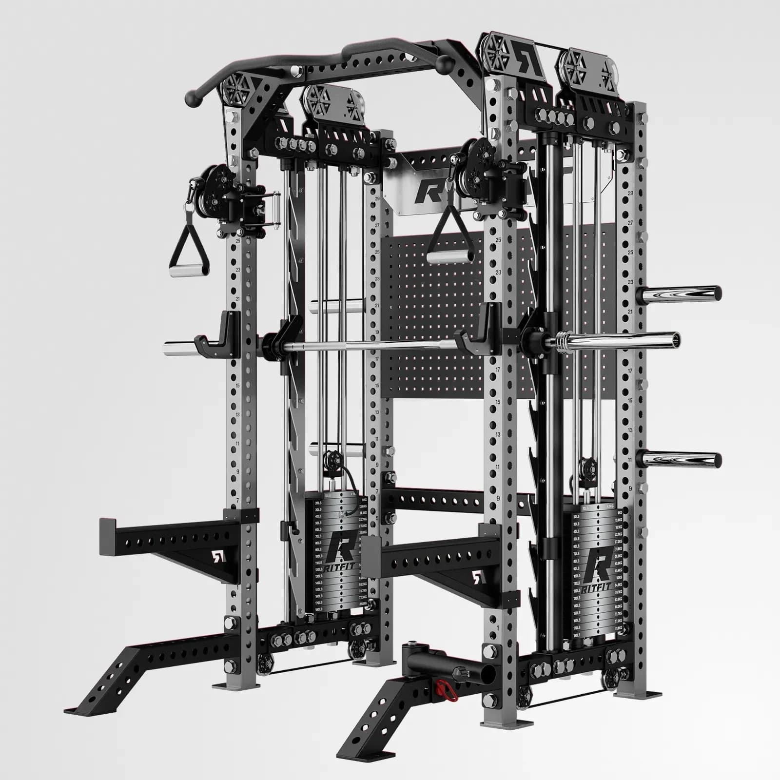 RitFit M3 Pro Power Rack Cable Crossover Smith Machine